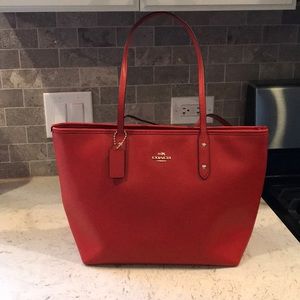 Red Coach Bag